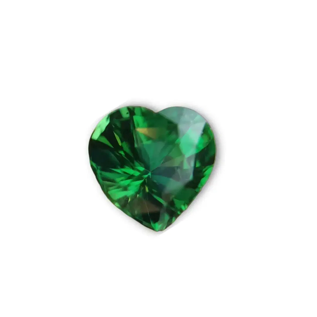 1.57ct Vivid Green Tsavorite Garnet | Heart
