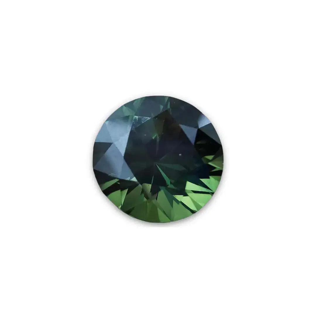 2.66ct Teal green Sapphire | Round