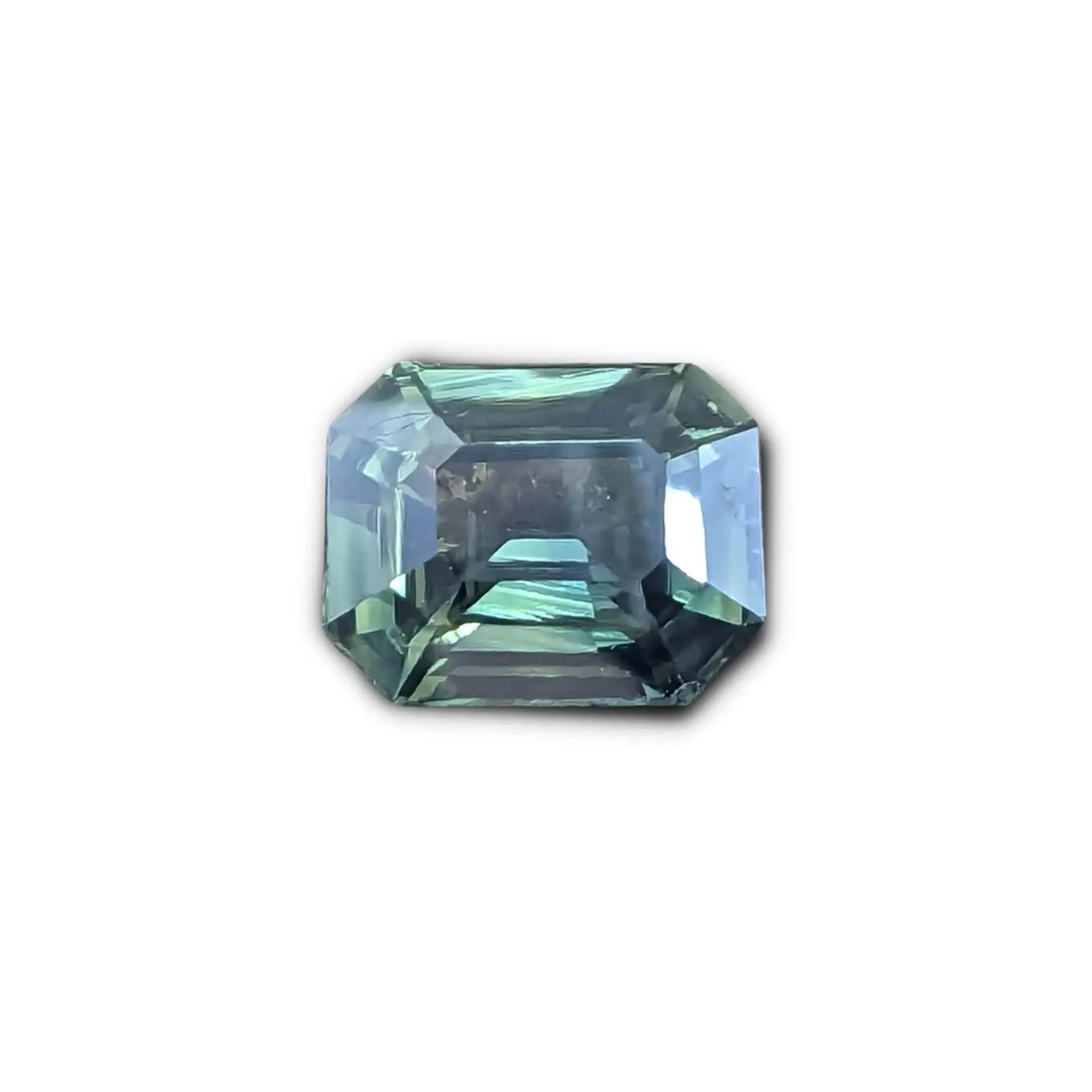 1.18ct Green Sapphire | Radiant
